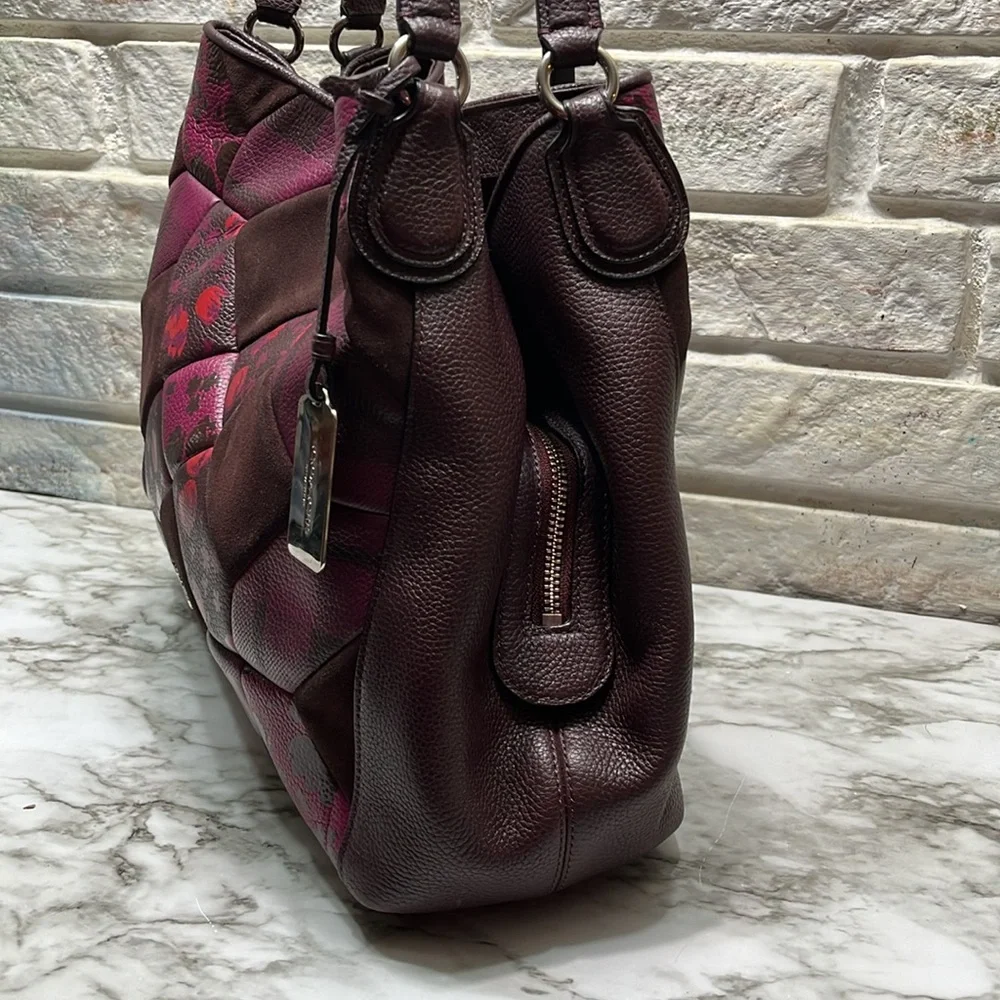 Coach Patchwork Leather Bag Rare - Picture 2 of 16